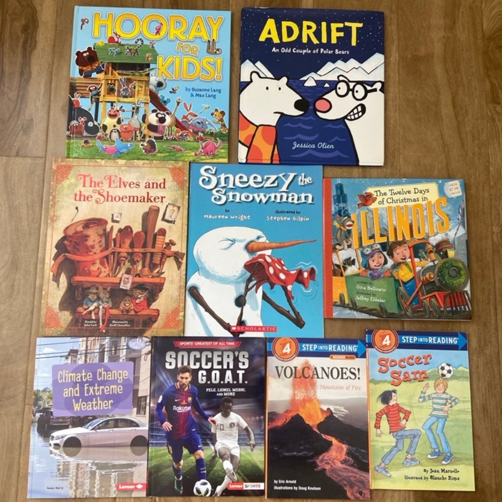 9 Assorted Children’s Books Pre-Owned Great Condition- CANNOT BUNDLE